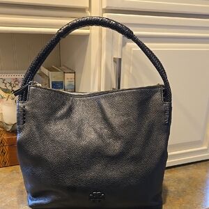 EUC Tory Burch Black Leather Taylor Bag